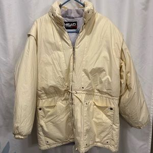 Head down ski jacket.